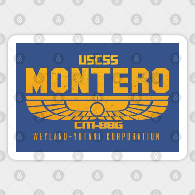 USCSS Montero Crew Shirt Magnet by Number1Robot